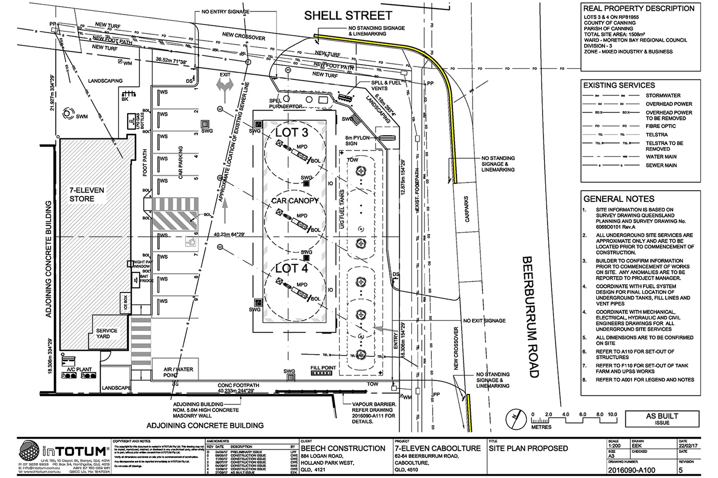 7-Eleven Caboolture Site Layout