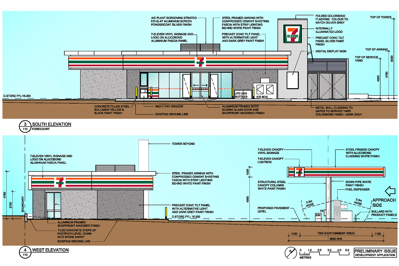 Bellmere Road Service Station Elevations