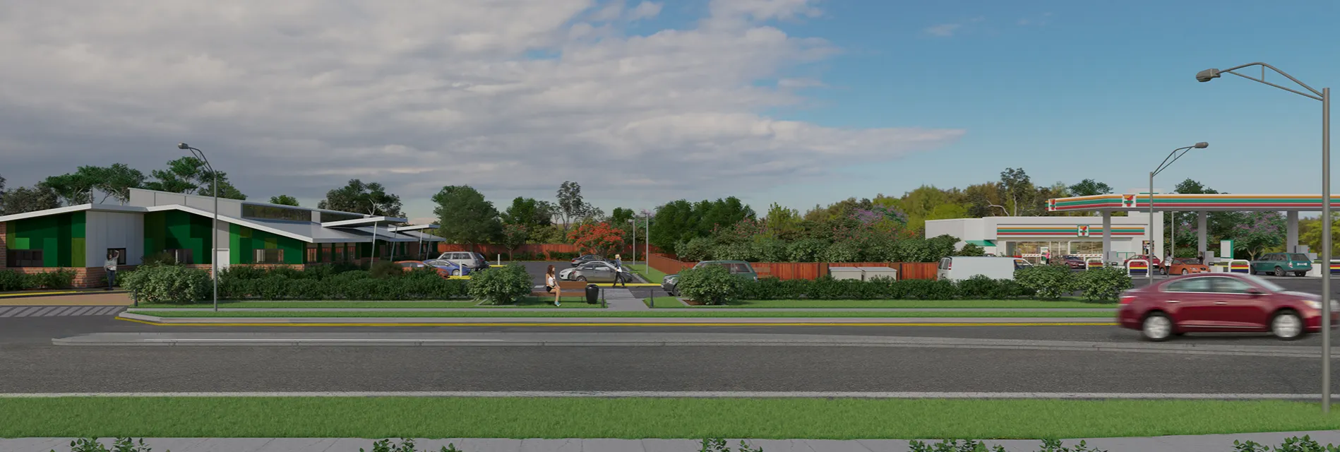 Burpengary East Road Frontage render