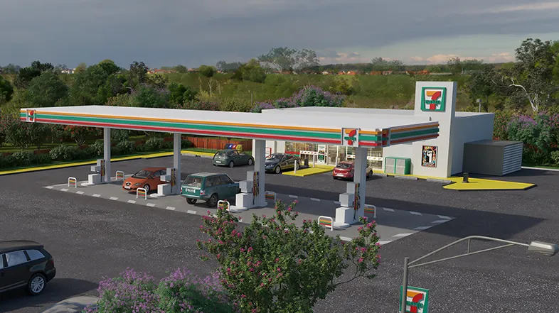 Burpengary East 7-Eleven Service Station render
