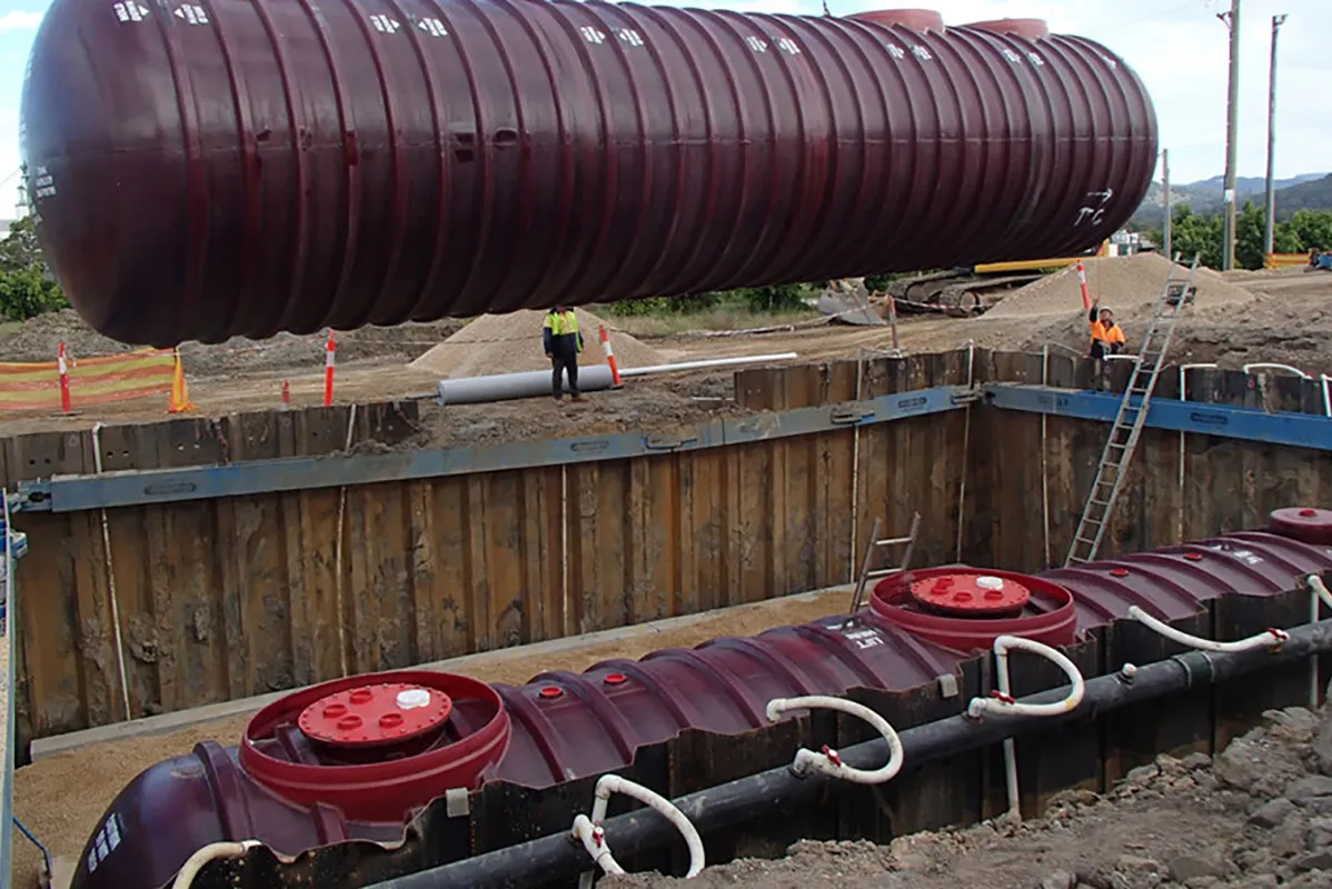 Fuel tank installation