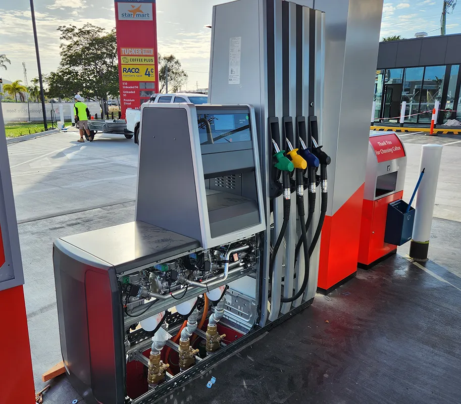 Dispenser installation