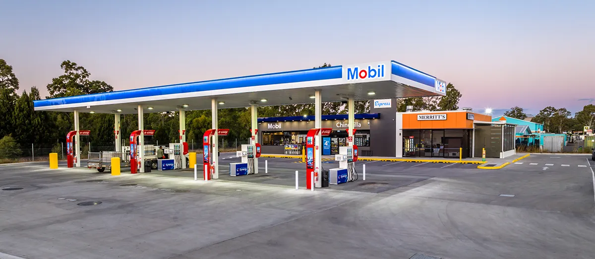 Mobil Chinchilla and Merritt's Bakery