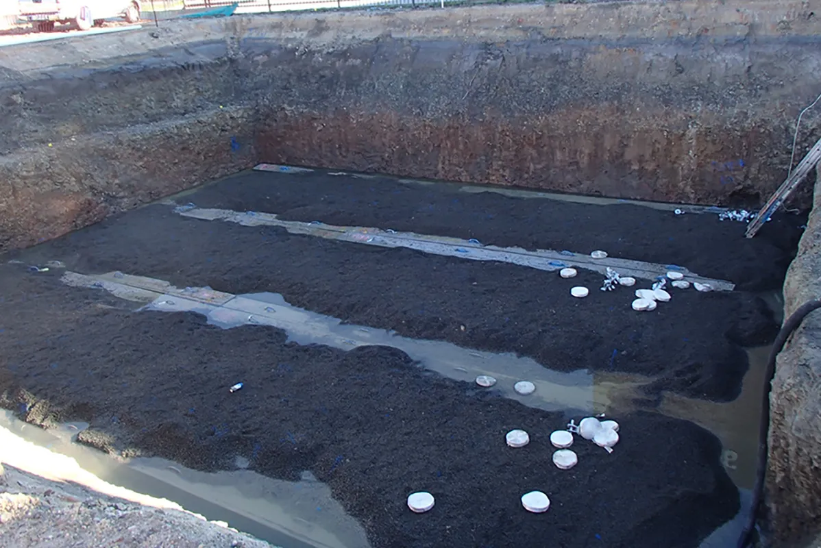 Tank excavation