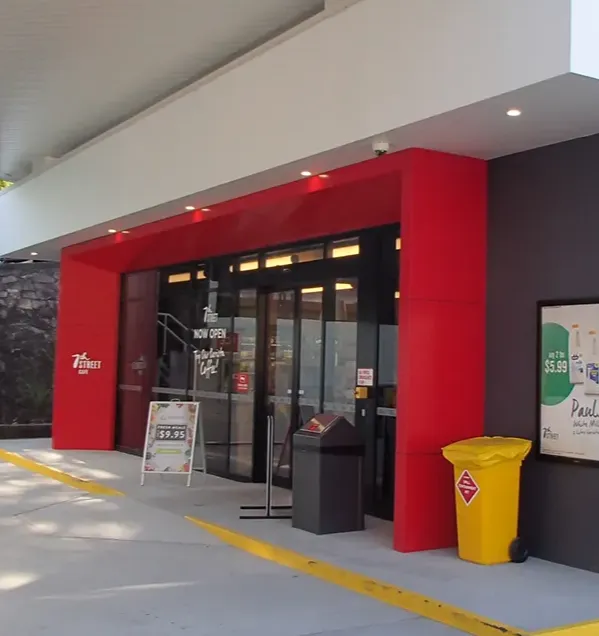 Convenience store shopfront